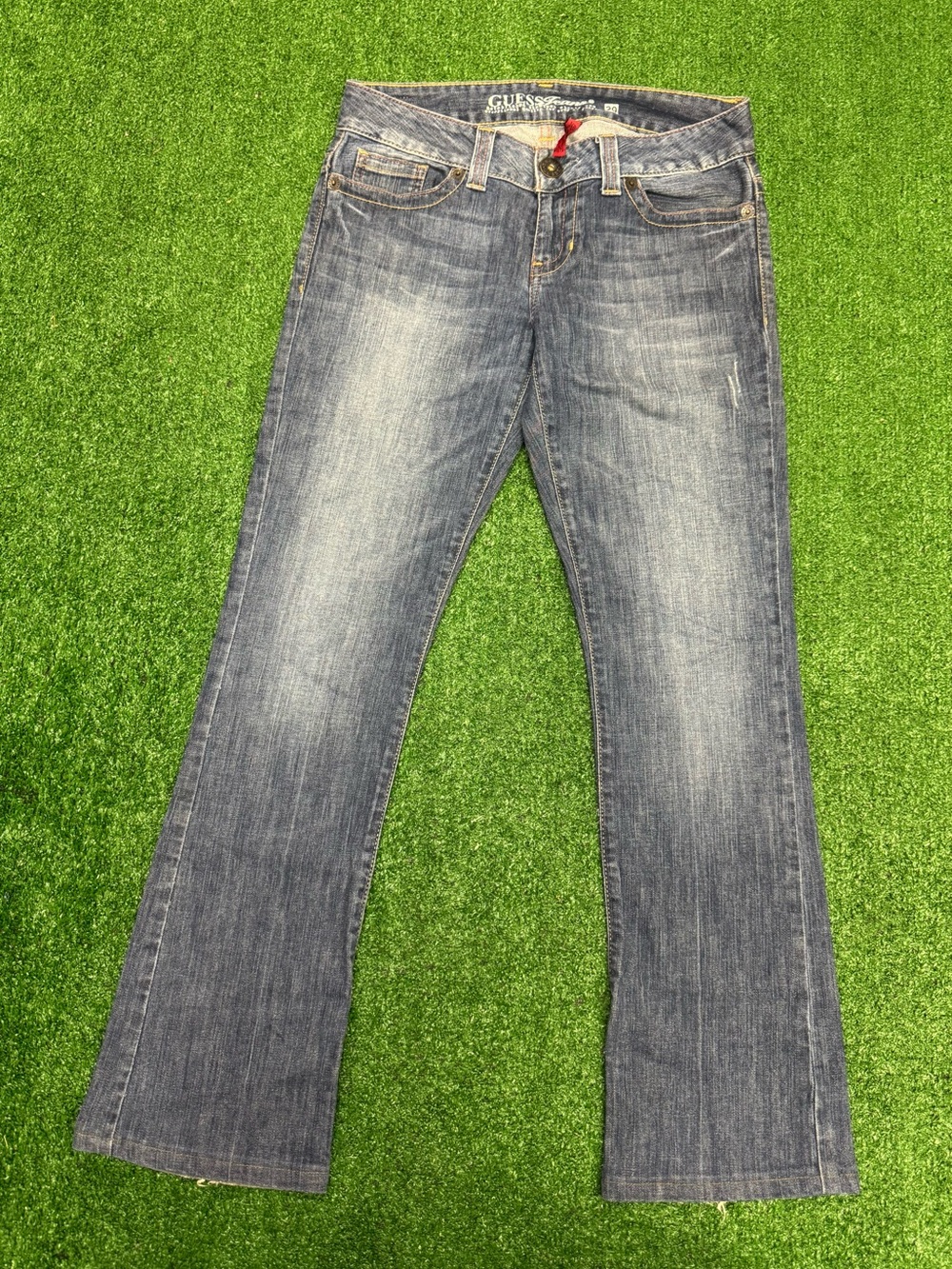 Guess Women's Boot Cut Jeans - Blue Denim